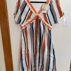 MOON RIVER Resort Pom Pom Dress Size M